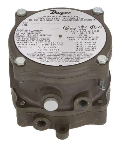 Dwyer 1950G-10-B-24-NA, Dwyer Instruments 1950G-10-B-24-NA ...