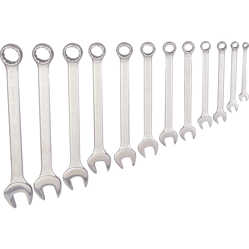 CRAFTSMAN 11-Piece Set 12-point Standard (SAE) Standard Combination Wrench 